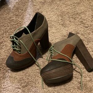 Very Volatile Multi-Color Platform Shoes